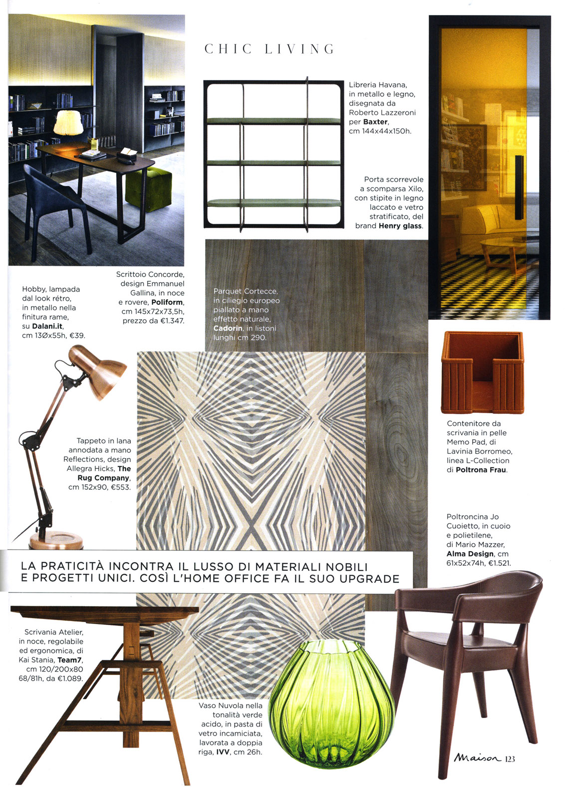 Marie Claire Maison Luglio/Agosto 2015 Redazionale