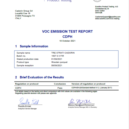 CDPH-3STR tre strati voc